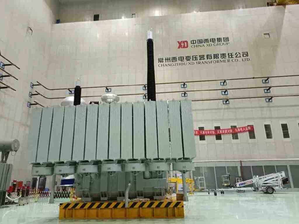 Xidian Changchang successfully tests 250MVA/500kV transformer Power